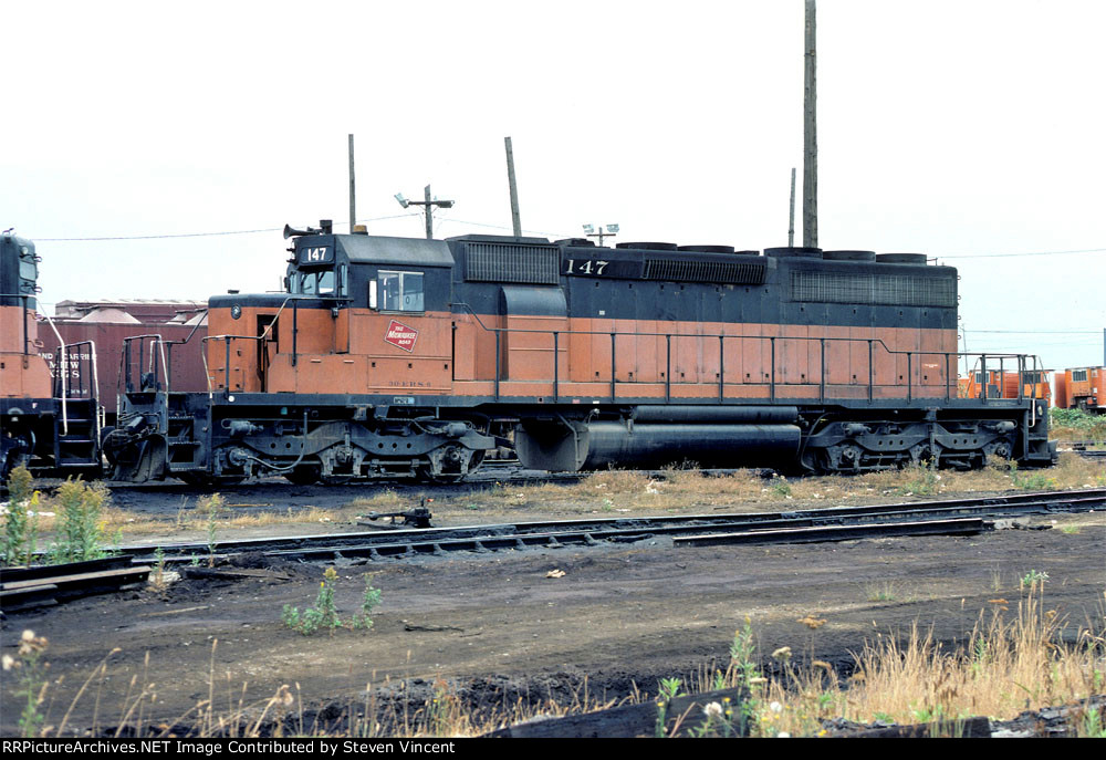 Milwaukee Road SD40-2 MILW #147